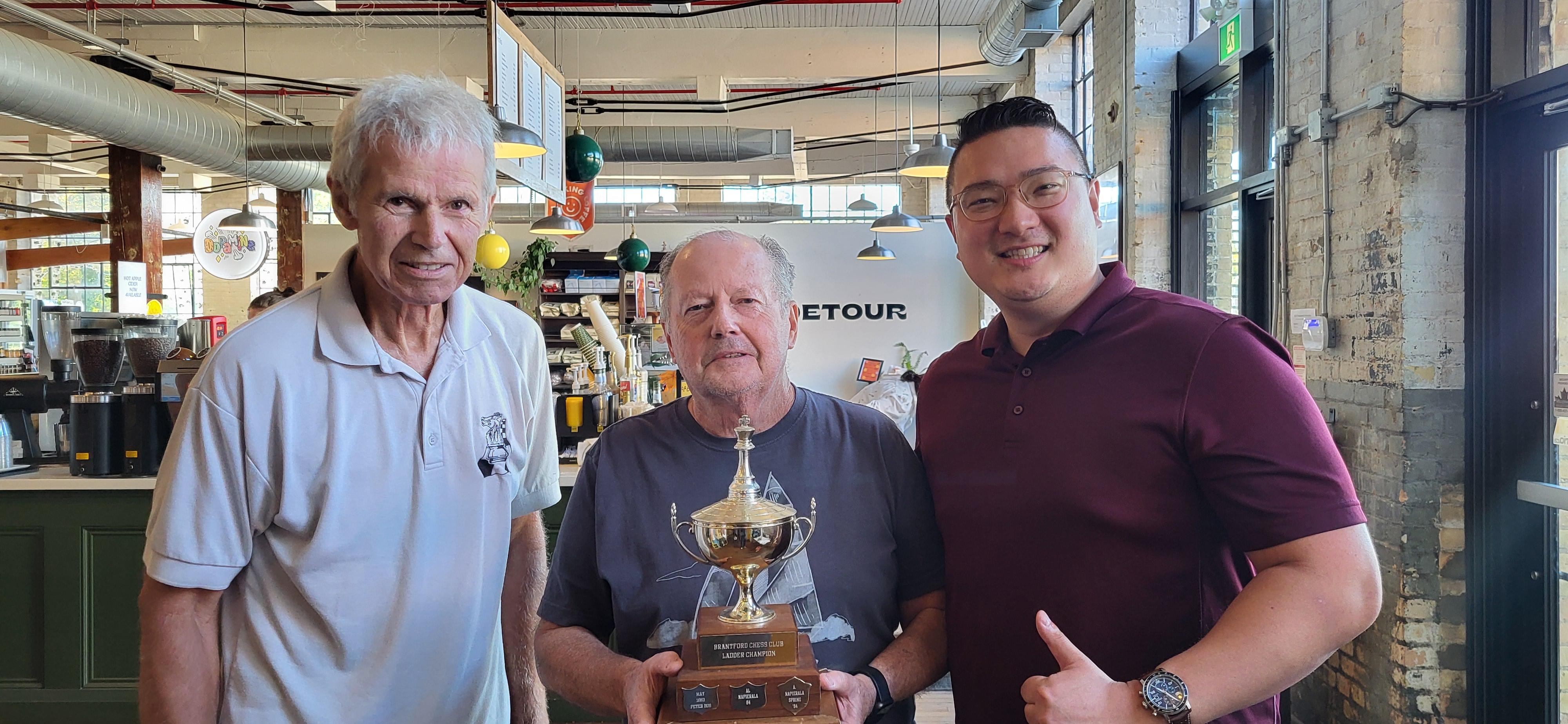 Ladder standings and trophy at WKCP